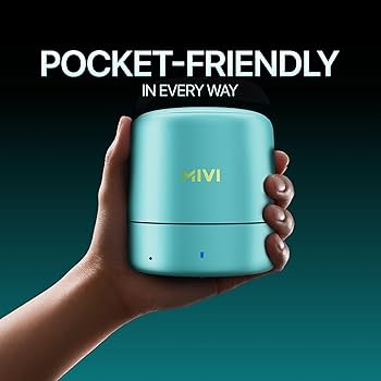 Mivi Play 12HRS Playback, Bass Boosted,TWS Feature, IPX4 5 W Portable Bluetooth Speaker (Black, Mono Channel)