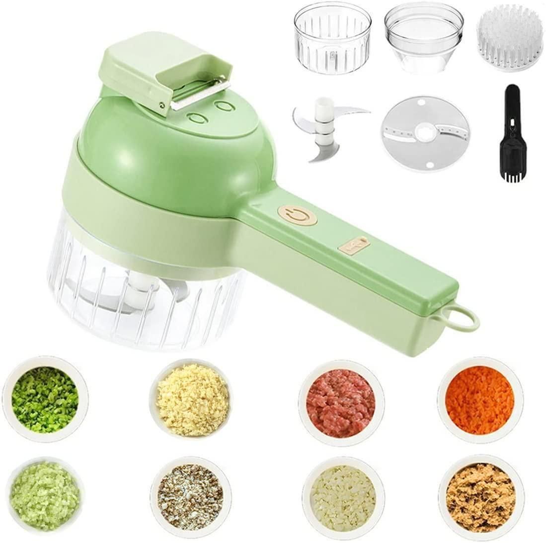 4 in 1 Portable Electric Vegetable Cutter